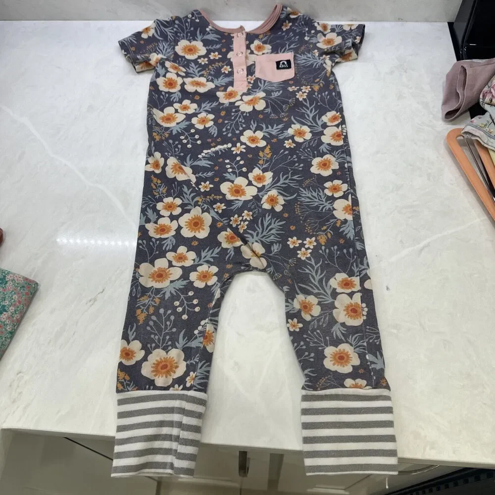 Rags Lot Of 4 Outfits Toddler Size 12 To 24 Months One Piece Floral Stretchy